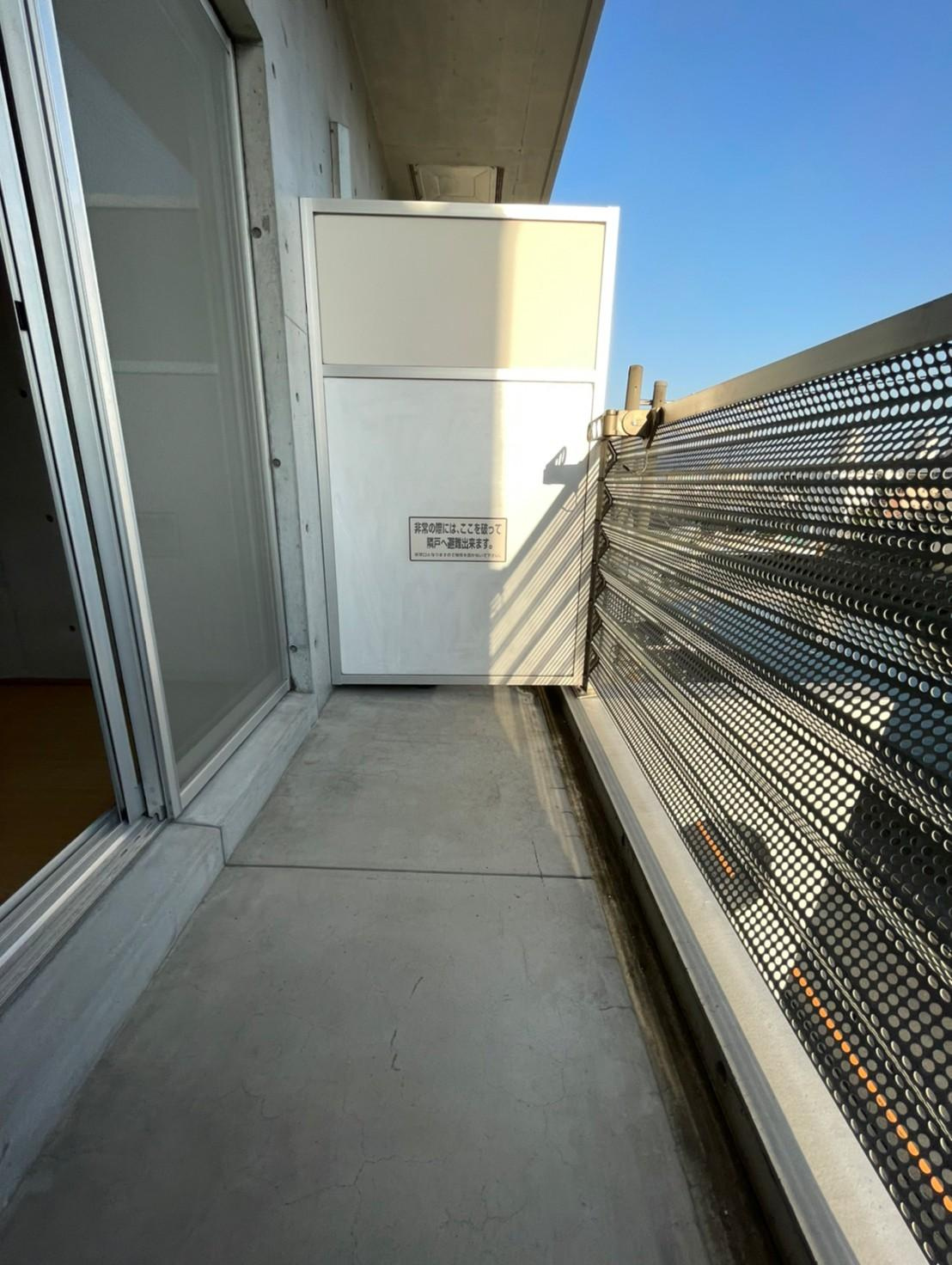 大阪市城東区新喜多１丁目の賃貸マンションのバルコニー