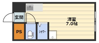 南森町ハイツの間取り