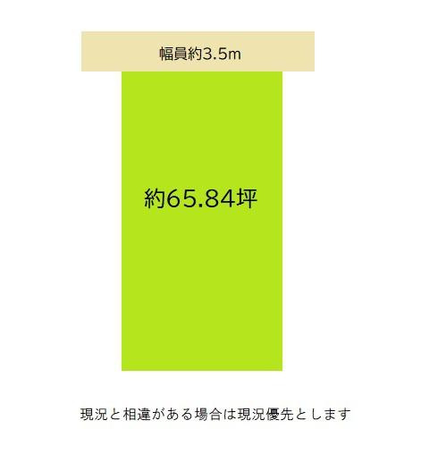 海南市且来土地の土地図