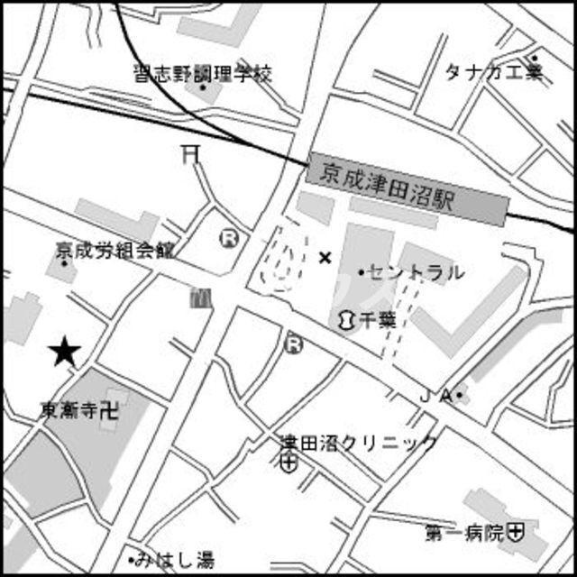 Ｋハイムの地図