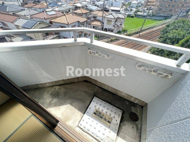 パルティールマンションのバルコニー|陽当たり良好なバルコニーです