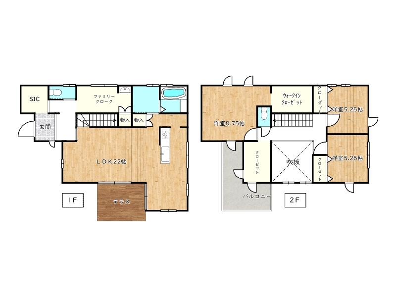 姫路市網干区田井D号地／新築戸建の間取り