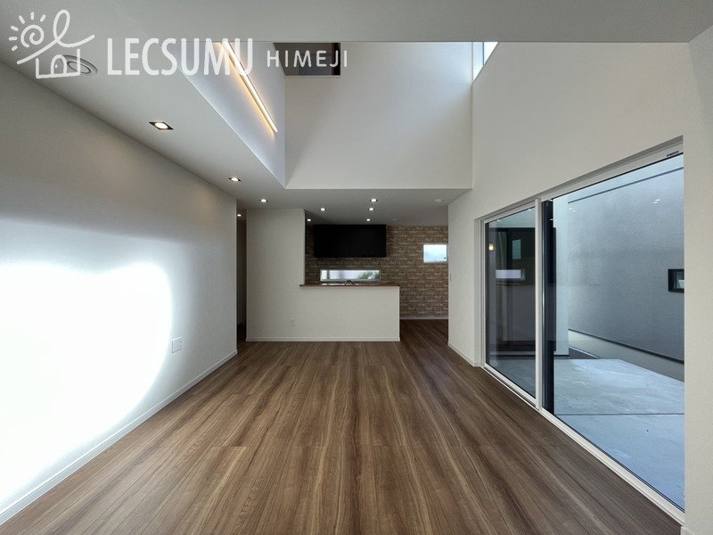 姫路市網干区田井D号地／新築戸建の居間・リビング