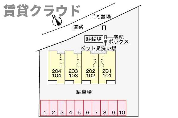 ウェル　ビーイングの区画図