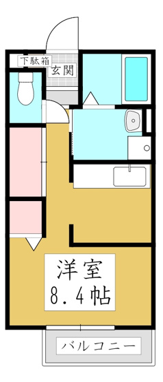 【間取り】 | フラッツァらくだ坂