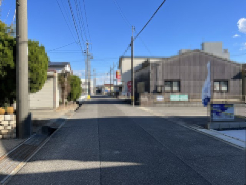 刈谷市半城土中町22-1期新築戸建　6号棟の前面道路含む現地写真|刈谷市半城土中町22-1期新築戸建前面道路写真です。北側公道約4.5ｍに接道