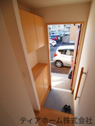 大和高田市大字池田のハイツの玄関|玄関です