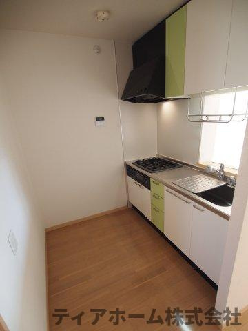 大和高田市大字池田のハイツのキッチン|キッチンでお料理をお楽しみください