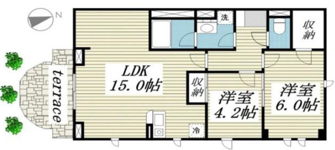 【間取り】 | メゾンドゥリュバン
