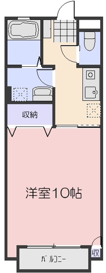 【間取り】 | サンハイツ福富