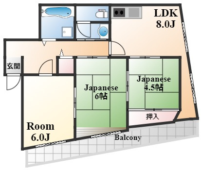 鯉川マンションの間取り