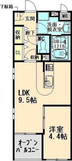 【間取り】 | クオーレトラストⅢ