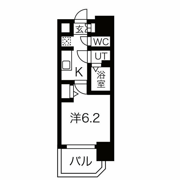 グランカリテ大正ドマーニの間取り