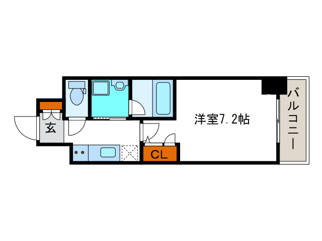 スプランディッド大阪WESTの間取り