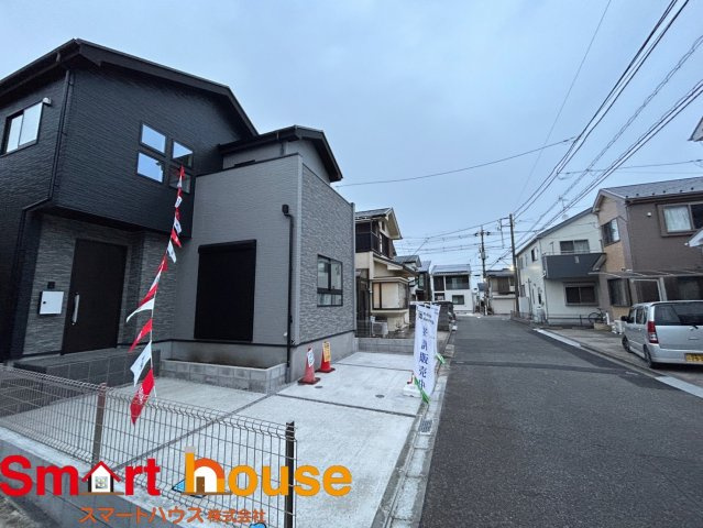 相模原市中央区田名　新築1棟　九沢小学校・大沢中学校の前面道路含む現地写真