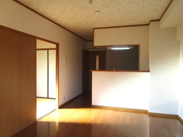 熊本市中央区八王寺町の賃貸マンションの居間・リビング