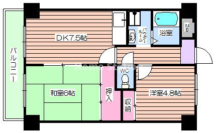 【間取り】 | 大拓ハイツ10