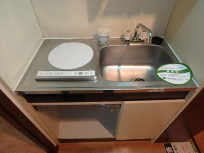 【キッチン】 | ガーデンハイツ一号館 | 1口IHコンロ