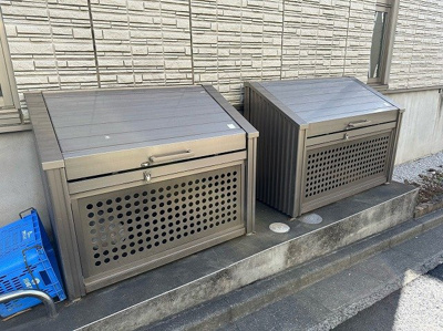 【その他共用部分】 | グランディール新百合 | 敷地内ごみ置き場でごみ出しもらくらく～♪忙しい社会人さんや学生さんにもうってつけ！