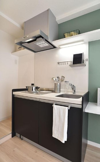 【キッチン】 | K51186-ﾃﾞ･ﾘｰﾄﾞ金閣寺道