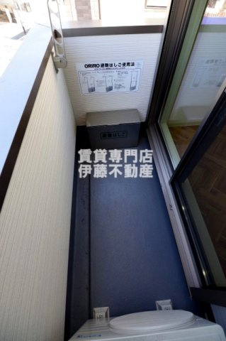 Calm庄内通のバルコニー