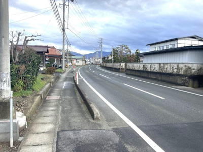 【前面道路含む現地写真】 | 天童市高擶建売住宅【6号棟】 | 前面道路