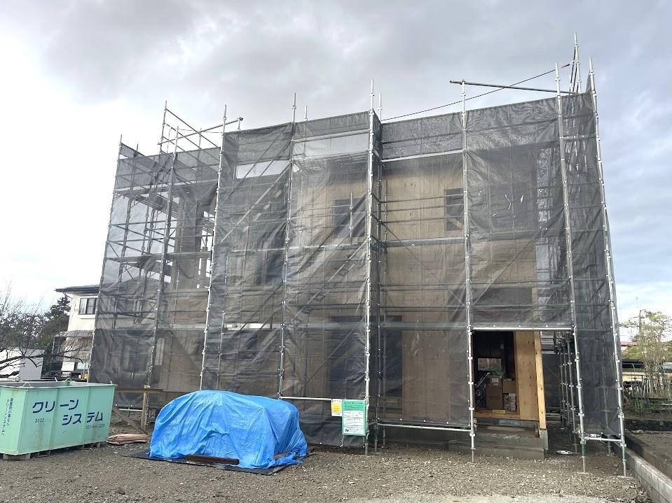 天童市高擶建売住宅【7号棟】の外観|7号棟現在建築中！早期予約受付中です！