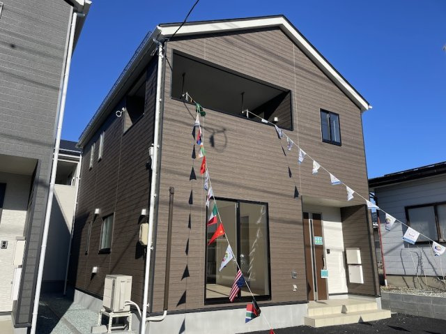 天童市東長岡建売住宅【2号棟】の外観|2号棟。ご予約受付中です！