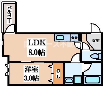 【間取り】 | ALEGRIA住道North