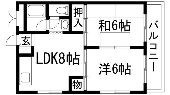 【間取り】 | TOHOマンション第２
