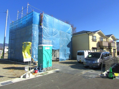 【前面道路含む現地写真】 | クレイドルガーデン甲斐市篠原第4　1号棟 | 前面道路含む現地写真です