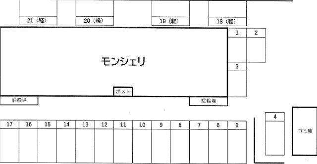 モンシェリの地図