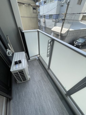 グランディア梅田ノースのバルコニー|広々としたバルコニーです