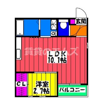 【間取り】 | Ｇｒａｎｄｔｉｃ　エルドラード | Ｇｒａｎｄｔｉｃ　エルドラードの間取り