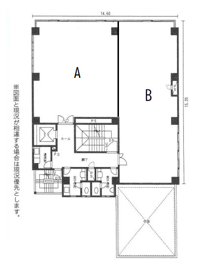 コスモス21ビル【　名古屋の貸事務所・貸オフィス　】の間取り