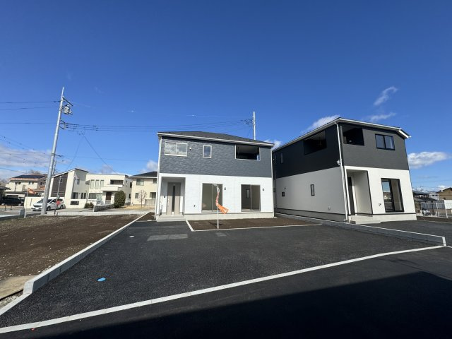 新築　前橋市総社町総社第7　クレイドルガーデン　3号棟の駐車場|現地写真　駐車スペースは並列2台分可能です！
