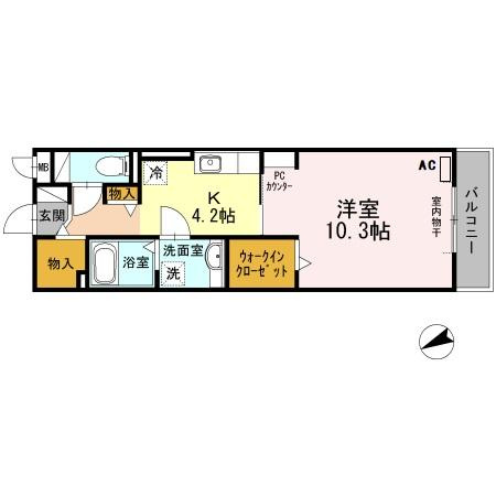 エスタリオ 刈谷　　刈谷市の賃貸ならクラスホーム刈谷店の間取り
