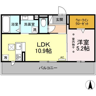 【間取り】 | アンダー　フォレスト　Annex