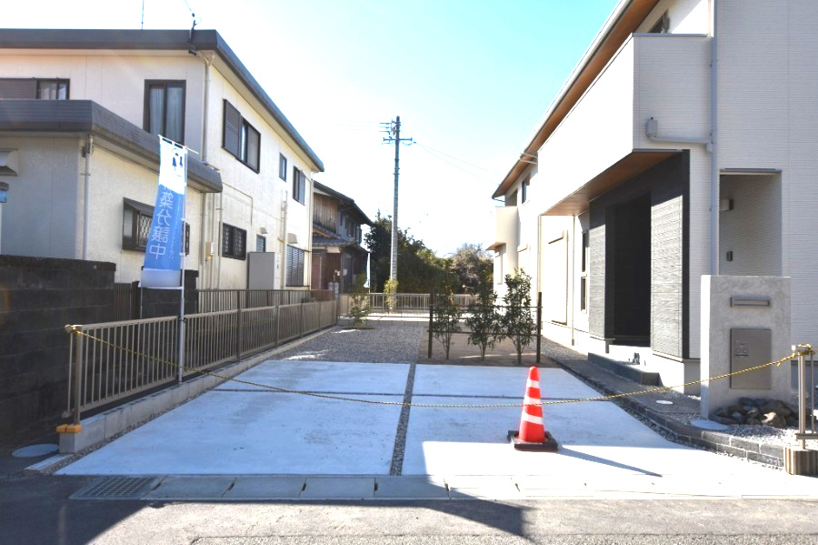 アクアタウン木戸　全３区画分譲の駐車場|■駐車場　■ヤマダ不動産　株式会社リライフ　大垣店　■夢のマイホーム購入をフルサポートします！