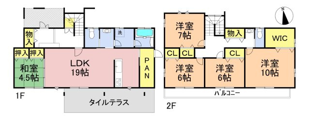 戸建　揖斐郡池田町八幡　全４区画分譲の間取り|■B棟　■ヤマダ不動産　株式会社リライフ　大垣店　■夢のマイホーム購入をフルサポートします！