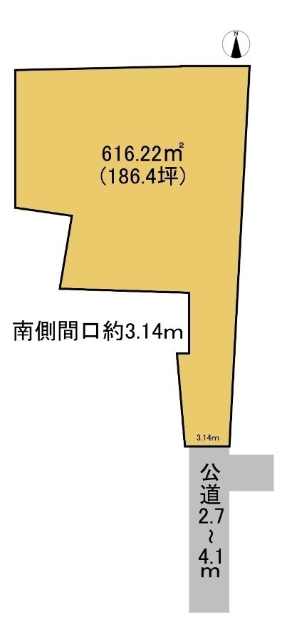 売土地　養老郡養老町蛇持　186.4坪