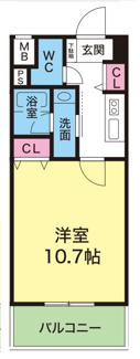 【間取り】 | YKハイツ西明石Ⅱ
