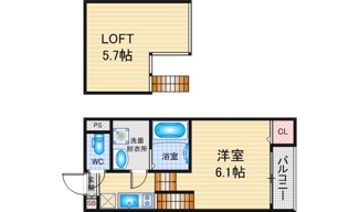 【間取り】 | ハーモニーテラス江向町 | 略図の為、現状優先