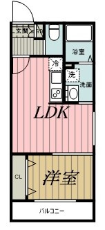 AK都賀の間取り
