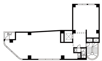 アザブビルディングNo.3 3階の間取り