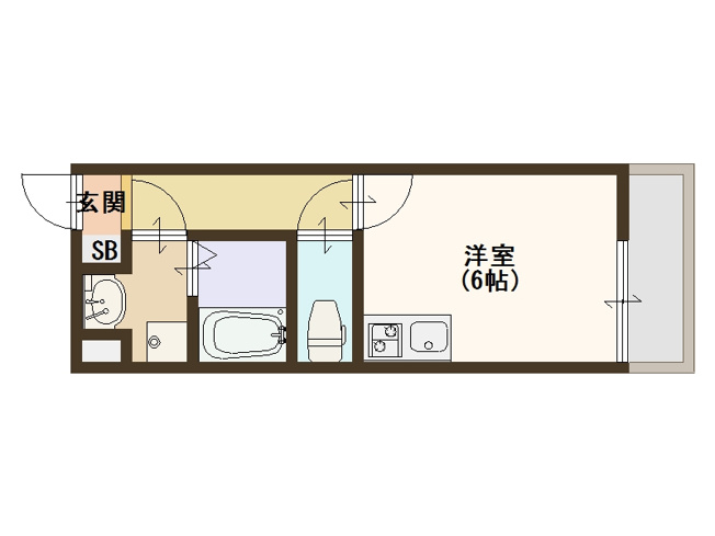 【間取り】 | ハピネス岸里