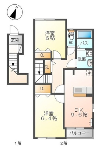 サニーヒルズの間取り