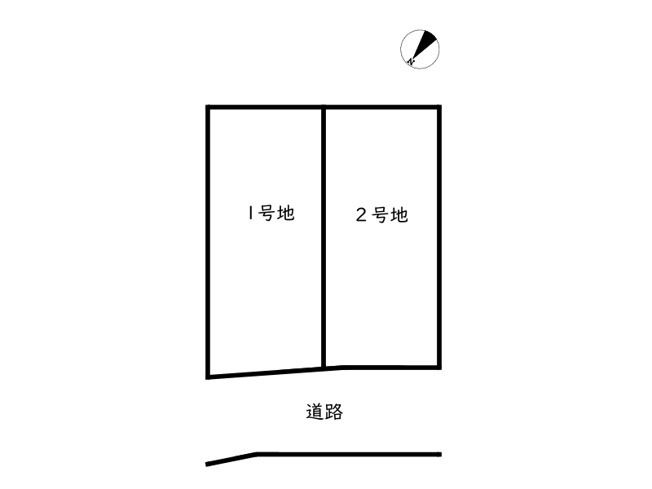 【区画図】 | 姫路市大塩町／2区画