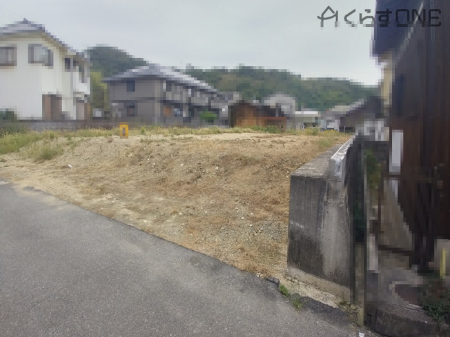 【前面道路含む現地写真】 | 姫路市大塩町／2区画 | 分譲地全体写真です。
