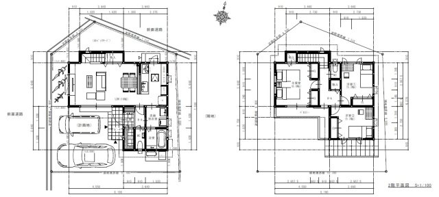 朝倉本町　建築条件なし　売土地　１号地のその他|建物プラン例（1号地）建物価格　万円、建物面積　89.43㎡
